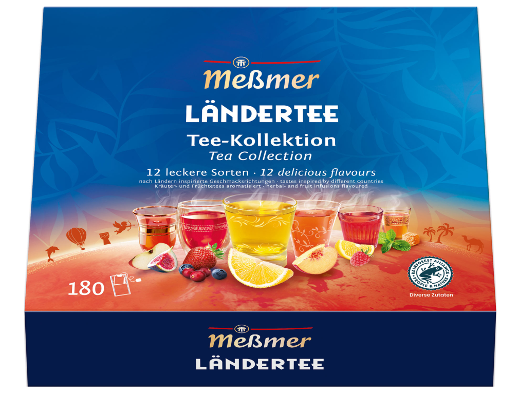 Messmer Ländertee-Kollektion (180 Beutel)