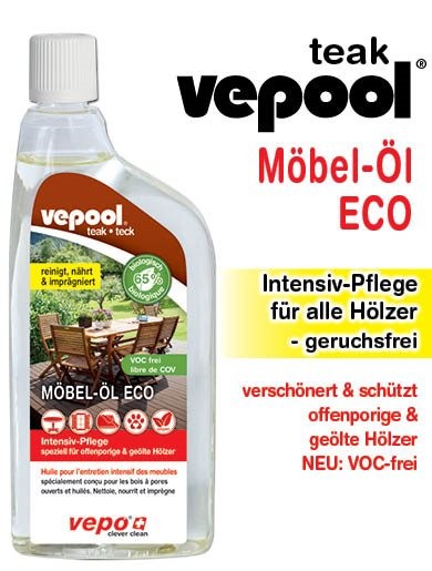 vepool Teak Möbel-Öl Eco (300ml)