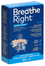 Breath Right Nasenpflaster TAN, Grösse L (30 Stk)