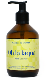 OH LA LAQUA Flavour for Water Birne & Thymian Pumpspender (300ml)