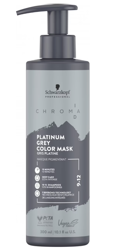 Schwarzkopf CHROMA ID Bonding Color Mask Platinum Grey (300ml)