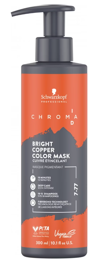 Schwarzkopf CHROMA ID Bonding Color Mask Bright Copper (300ml)