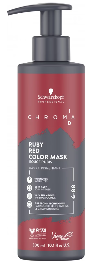 Schwarzkopf CHROMA ID Bonding Color Mask Ruby Red (300ml)