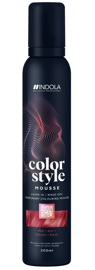 Schwarzkopf INDOLA Color Style Mousse Rot (200ml)