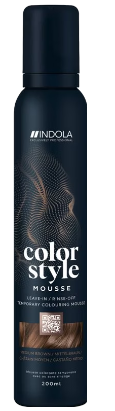 Schwarzkopf INDOLA Color Style Mousse Mittelbraun (200ml)