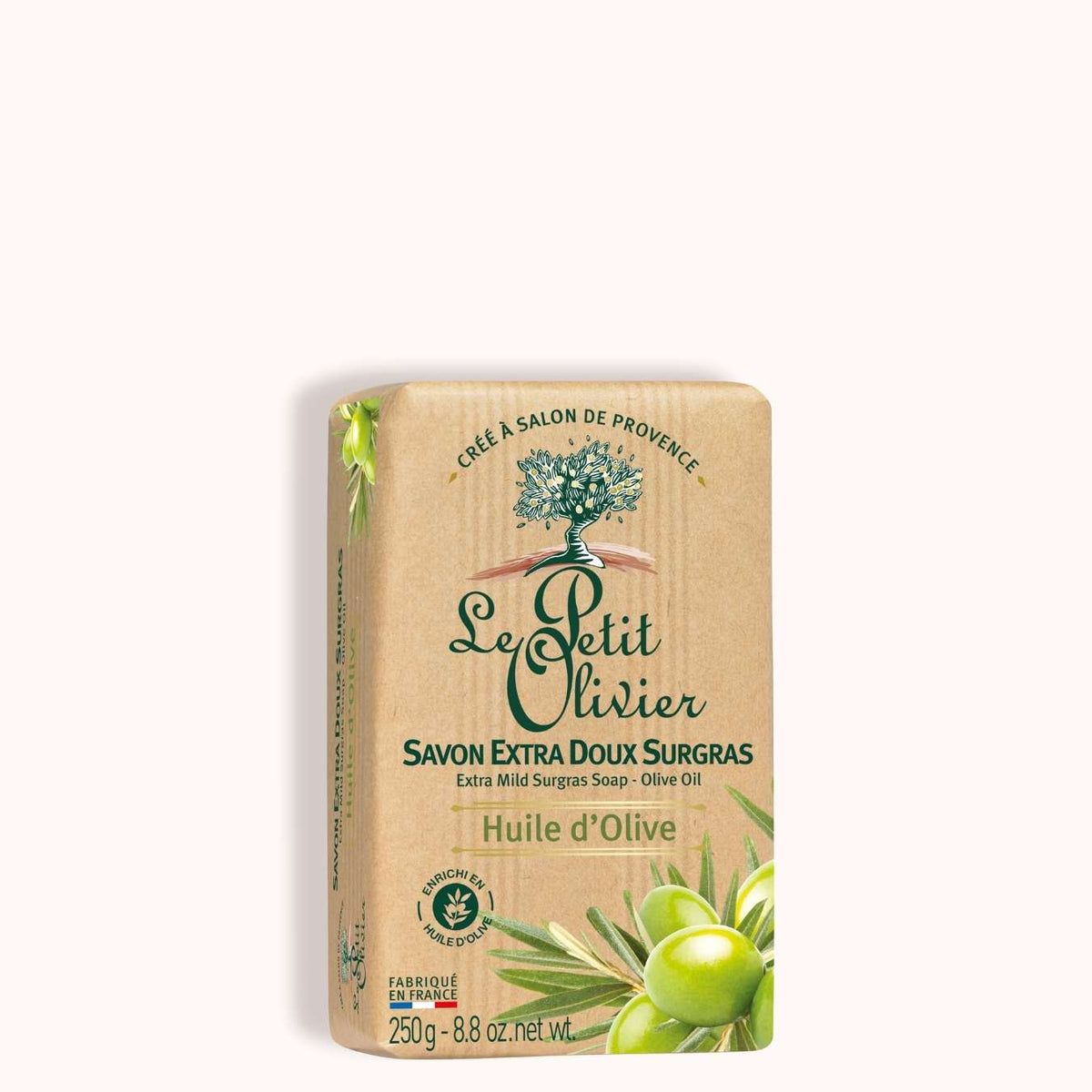 Le Petit Olivier Savon Extra Doux Surgras Huile d'Olive (250g)