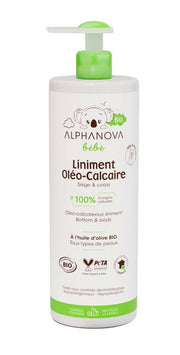 ALPHANOVA Bébé Liniment oléo-calcaire, Lotion Bio (400ml)