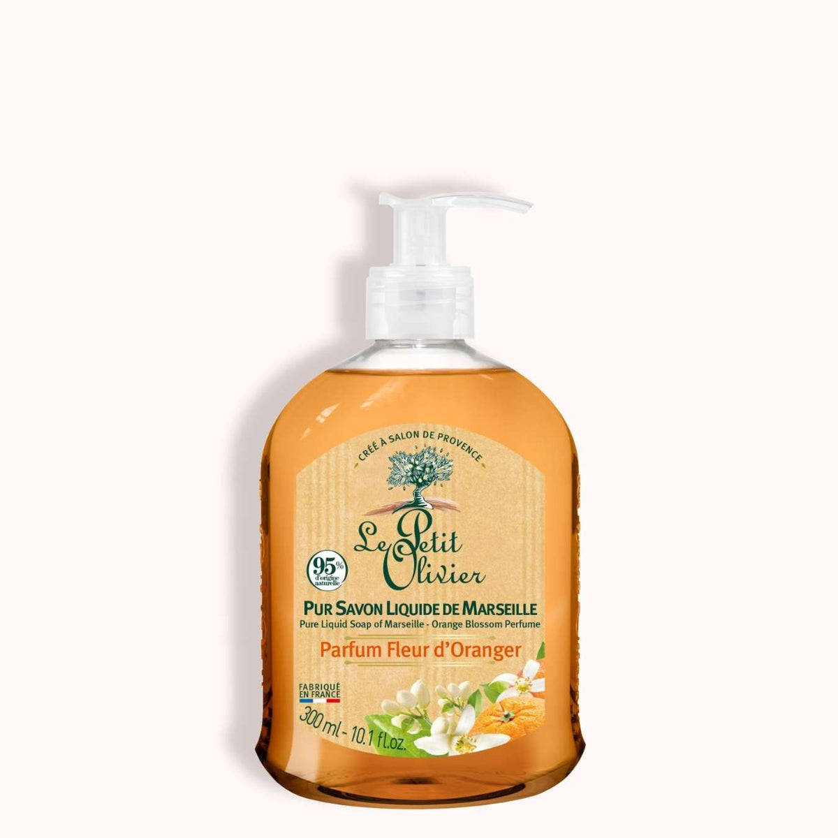 Le Petit Olivier Sapone Liquido di Marsiglia Fiori d'Arancio (300ml)