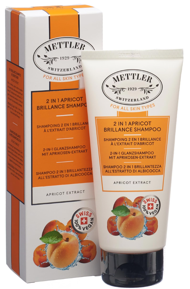 Mettler 1929 2in1 Glanzshampoo mit Aprikosen-Extrakt (200ml)