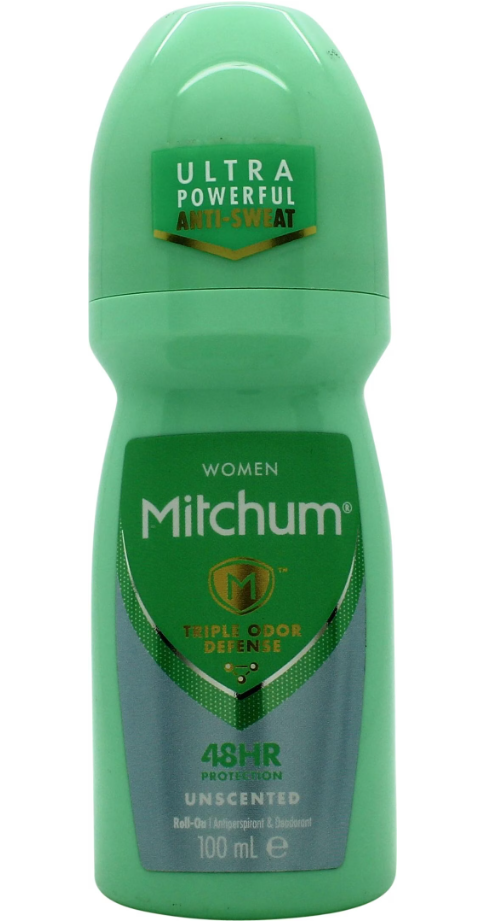 Revlon Mitchum Powder Roll-On Unscented Female (100ml)