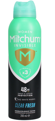 Revlon Mitchum Aerosol Clear Fresh Female (200ml)