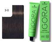 Schwarzkopf IGORA ZERO AMM 3-0 Dunkelbraun (60ml)