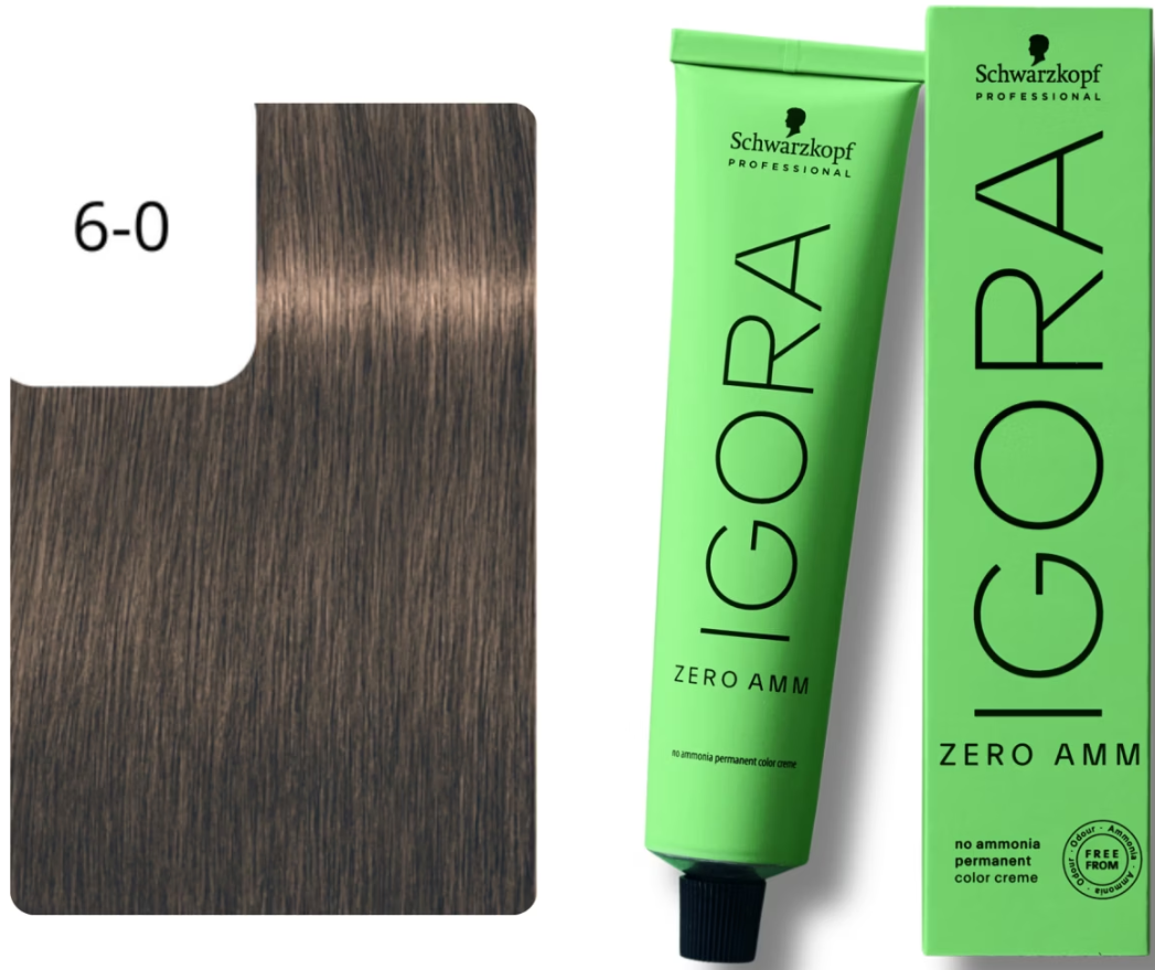 Schwarzkopf IGORA ZERO AMM 6-0 Dunkelblond (60ml)