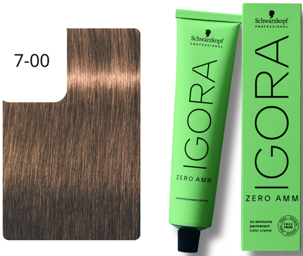 Schwarzkopf IGORA ZERO AMM 7-00 Mittelblond Natur Extra (60ml)