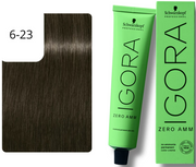 Schwarzkopf IGORA ZERO AMM 6-23 Dunkelblond Asch Matt (60ml)