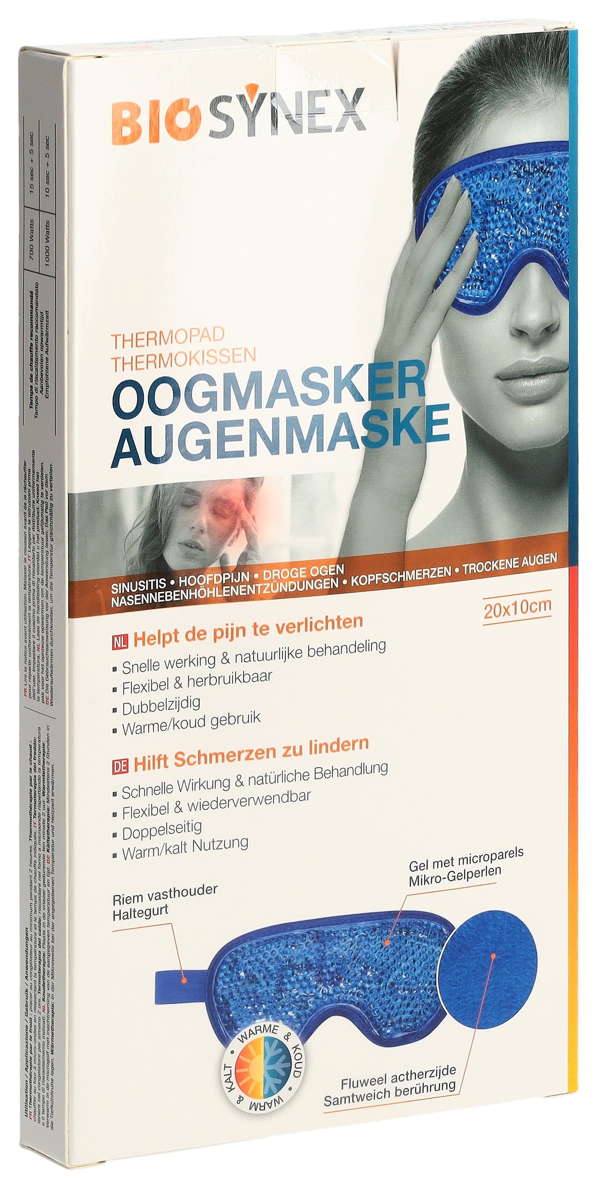 BIOSYNEX Kalt Warm Kompresse Augenmaske (1 Stk)