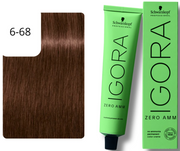 Schwarzkopf IGORA ZERO AMM 6-68 Dunkelblond Schoko Rot (60ml)
