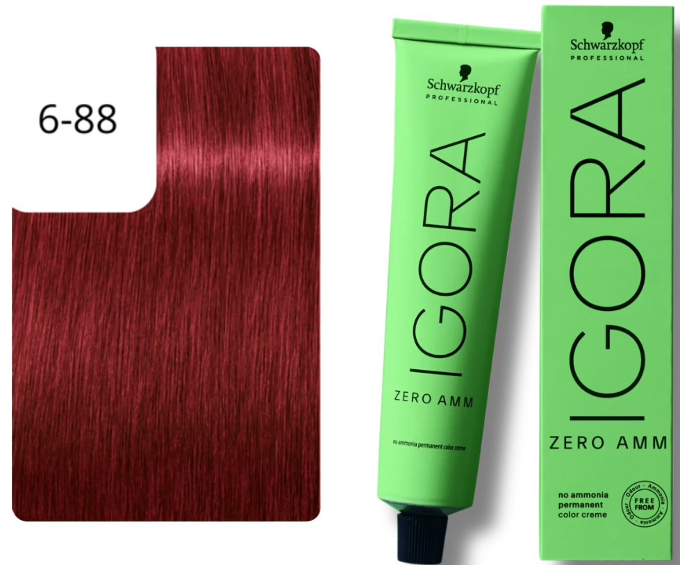 Schwarzkopf IGORA ZERO AMM 6-88 Dunkelblond Rot Extra (60ml)