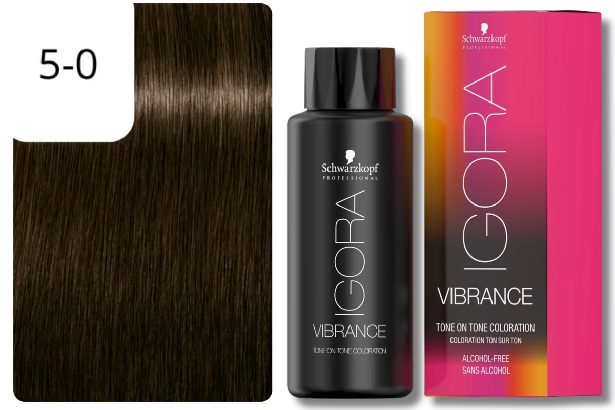 Schwarzkopf IGORA VIBRANCE 5-0 Hellbraun Natur (60ml)