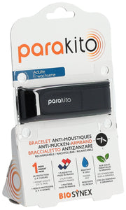 parakito Mückenarmband Erwachsene schwarz (1 Stk)
