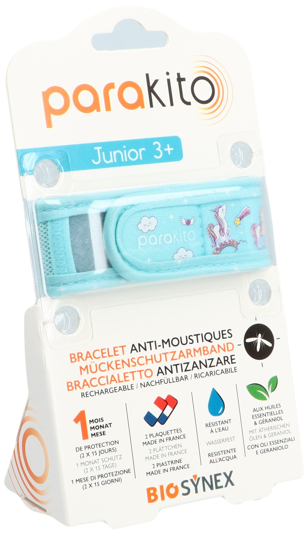 parakito Mückenarmband Junior Einhörner (1 Stk)