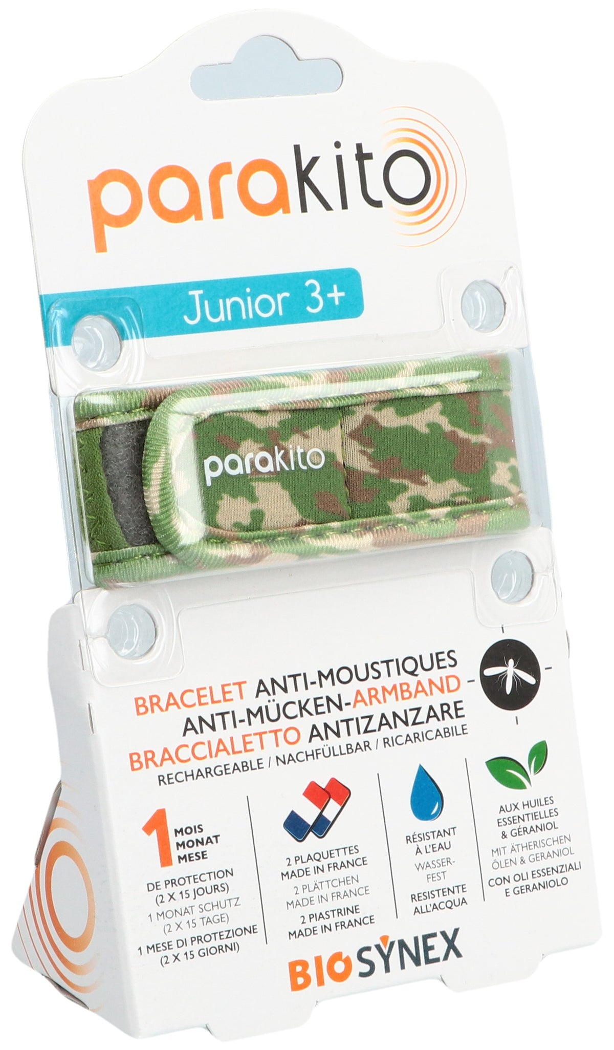 parakito Mückenarmband Junior Camouflage (1 Stk)