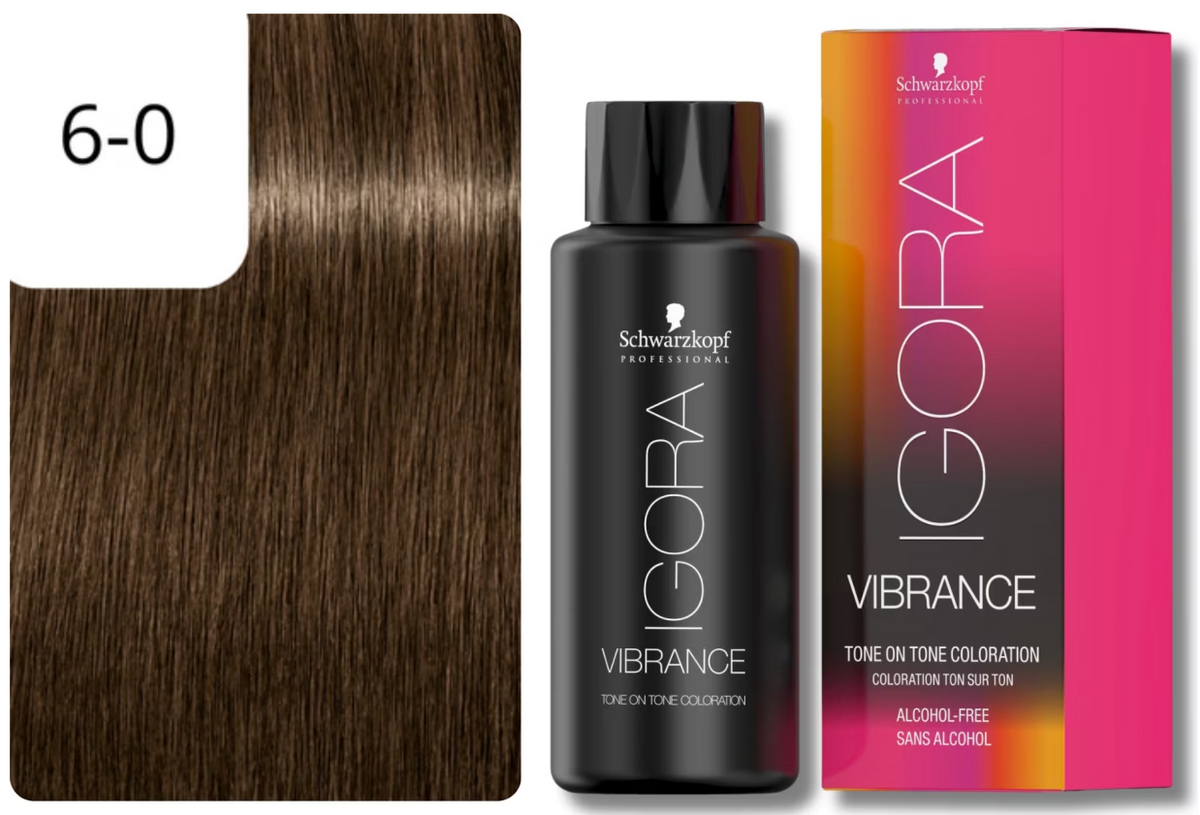 Schwarzkopf IGORA VIBRANCE 6-0 Dunkelblond Natur (60ml)