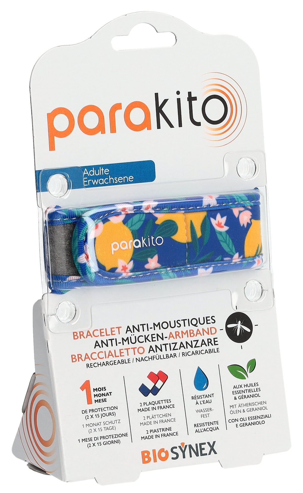 parakito Mückenarmband Erwachsene Fun Zitrone (1 Stk)