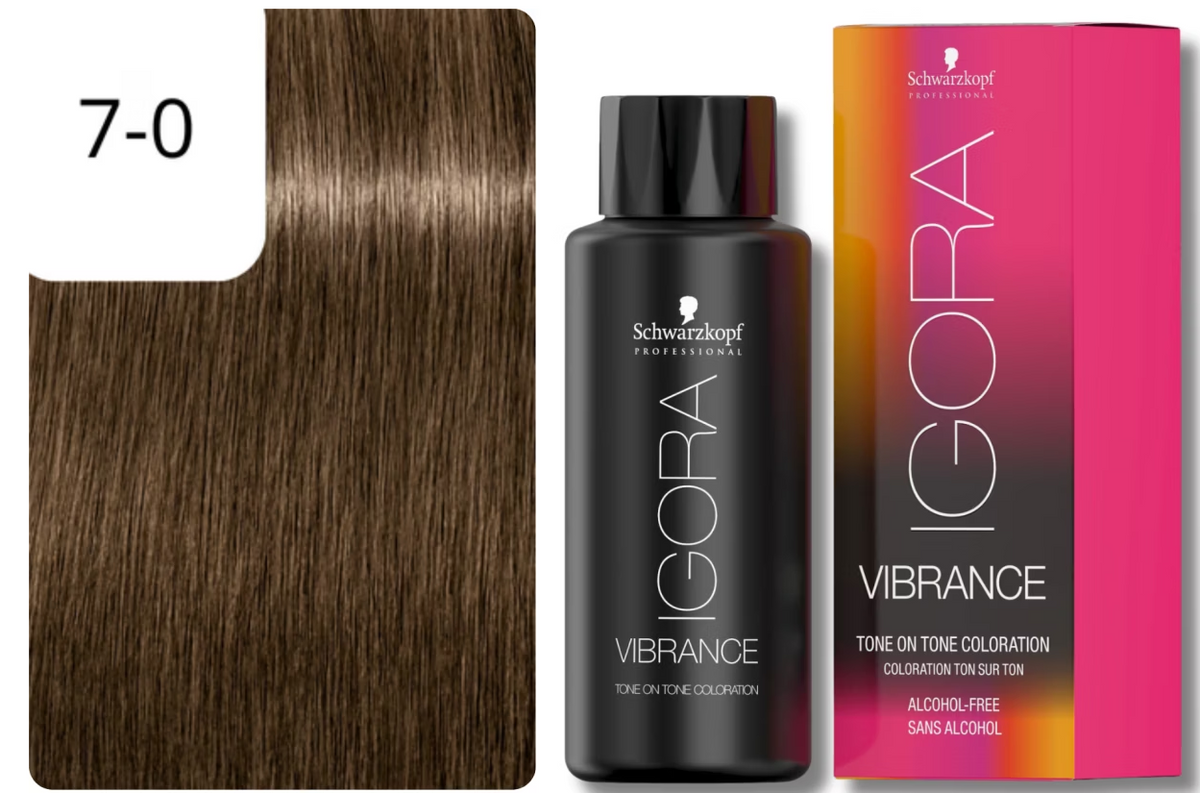 Schwarzkopf IGORA VIBRANCE 7-0 Mittelblond Natur (60ml)
