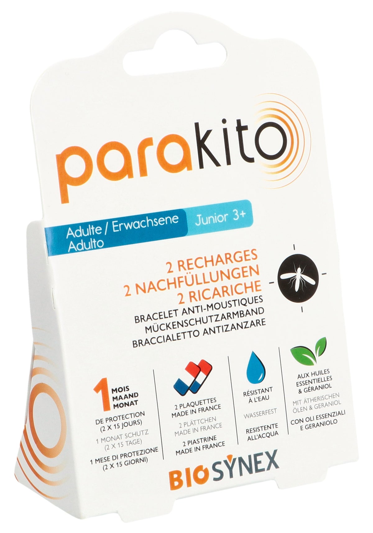 parakito Mückenarmband Nachfüllungen (2 Stk)