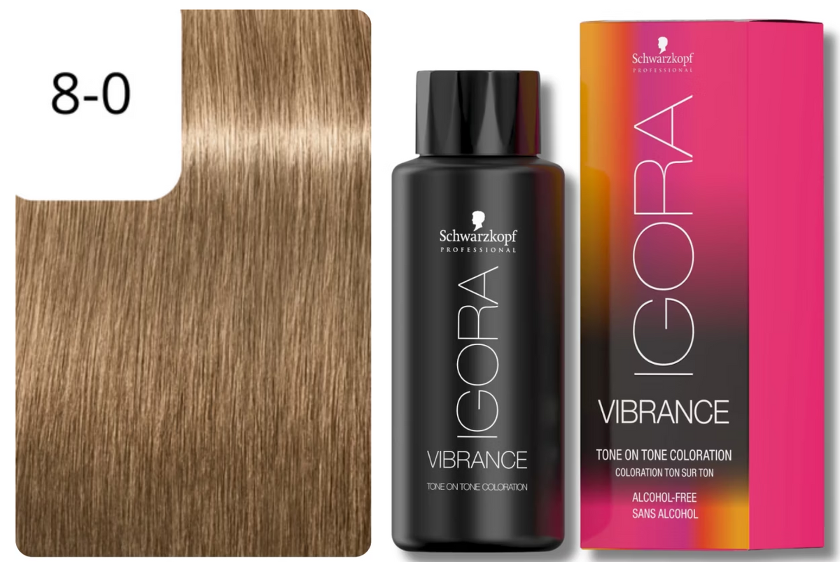 Schwarzkopf IGORA VIBRANCE 8-0 Hellblond Natur (60ml)