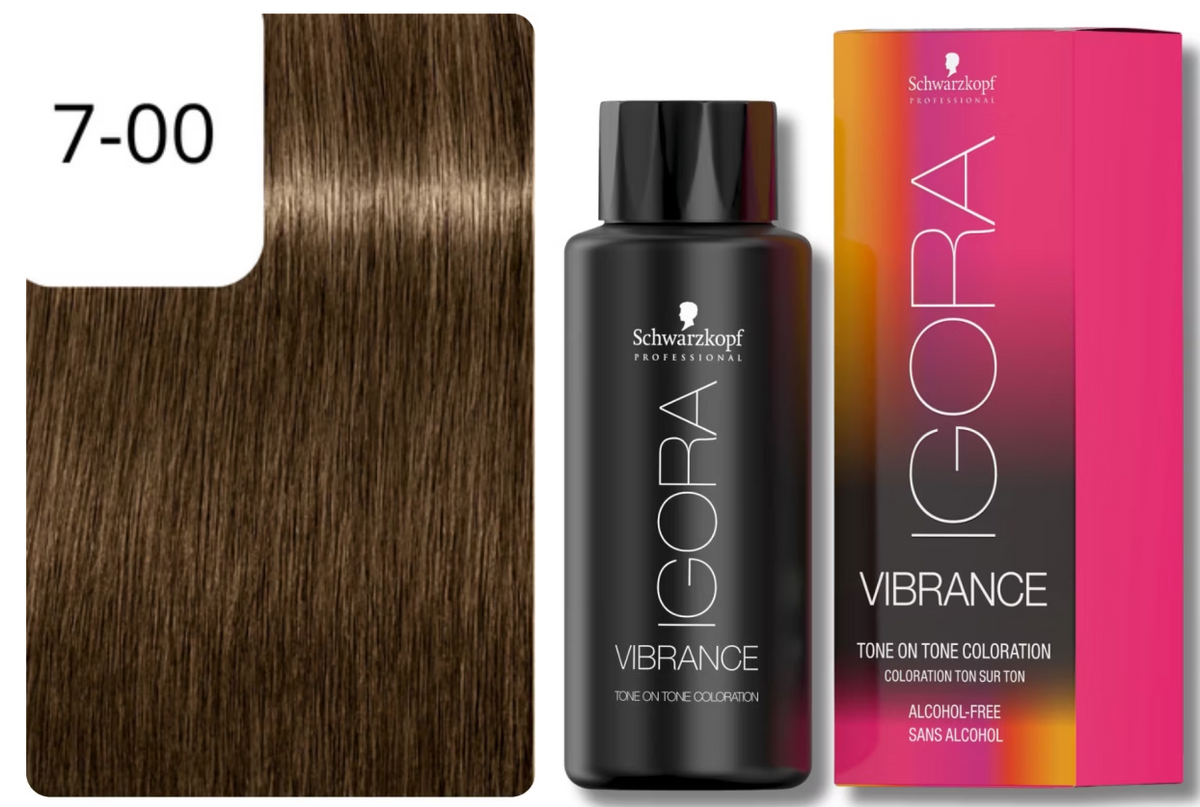 Schwarzkopf IGORA VIBRANCE 7-00 Mittelblond Natur Extra (60ml)