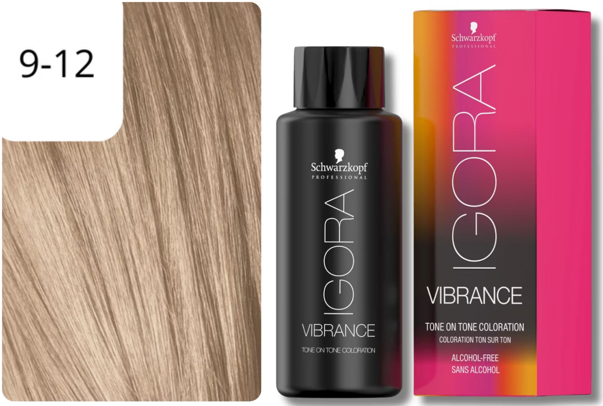Schwarzkopf IGORA VIBRANCE 9-12 Extra Hellblond Cendré Asch (60ml)