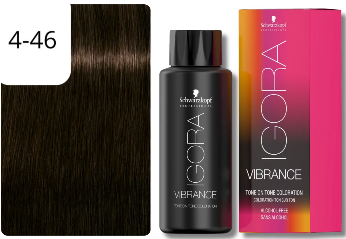 Schwarzkopf IGORA VIBRANCE 4-46 Mittelbraun Beige Schoko (60ml)