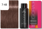 Schwarzkopf IGORA VIBRANCE 7-48 Mittelblond Beige Rot (60ml)