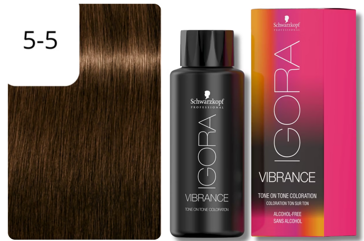 Schwarzkopf IGORA VIBRANCE 5-5 Hellbraun Gold (60ml)