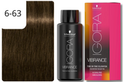 Schwarzkopf IGORA VIBRANCE 6-63 Dunkelblond Schoko Matt (60ml)