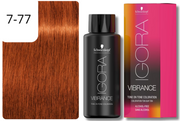 Schwarzkopf IGORA VIBRANCE 7-77 Mittelblond Kupfer Extra (60ml)