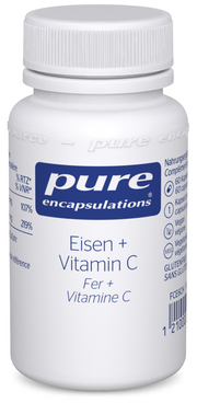 pure Encapsulations Eisen + Vitamin C Kapseln (60 Stk)