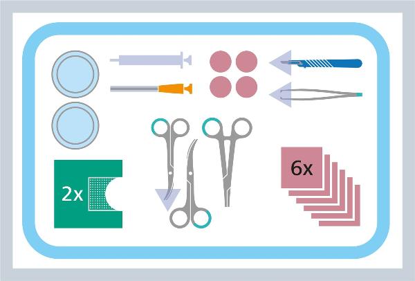 MediSet Set de suture 480024 (1 pce)