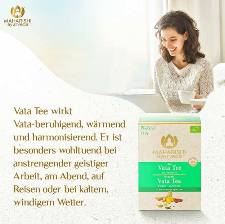 Maharishi Ayurveda Vata Tee, Bio (15 Beutel)