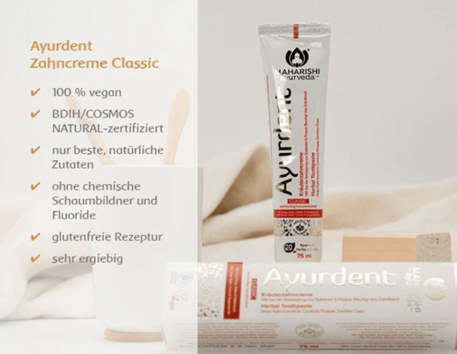 Maharishi Ayurveda Ayurdent Zahncreme classic, BDIH (75ml)