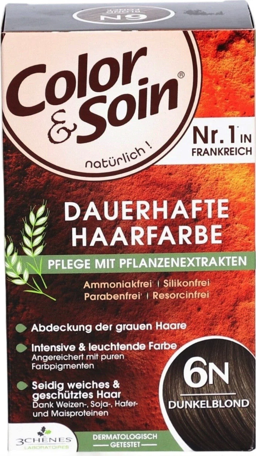 Color & Soin Coloration 6N, Dunkelblond (135ml)
