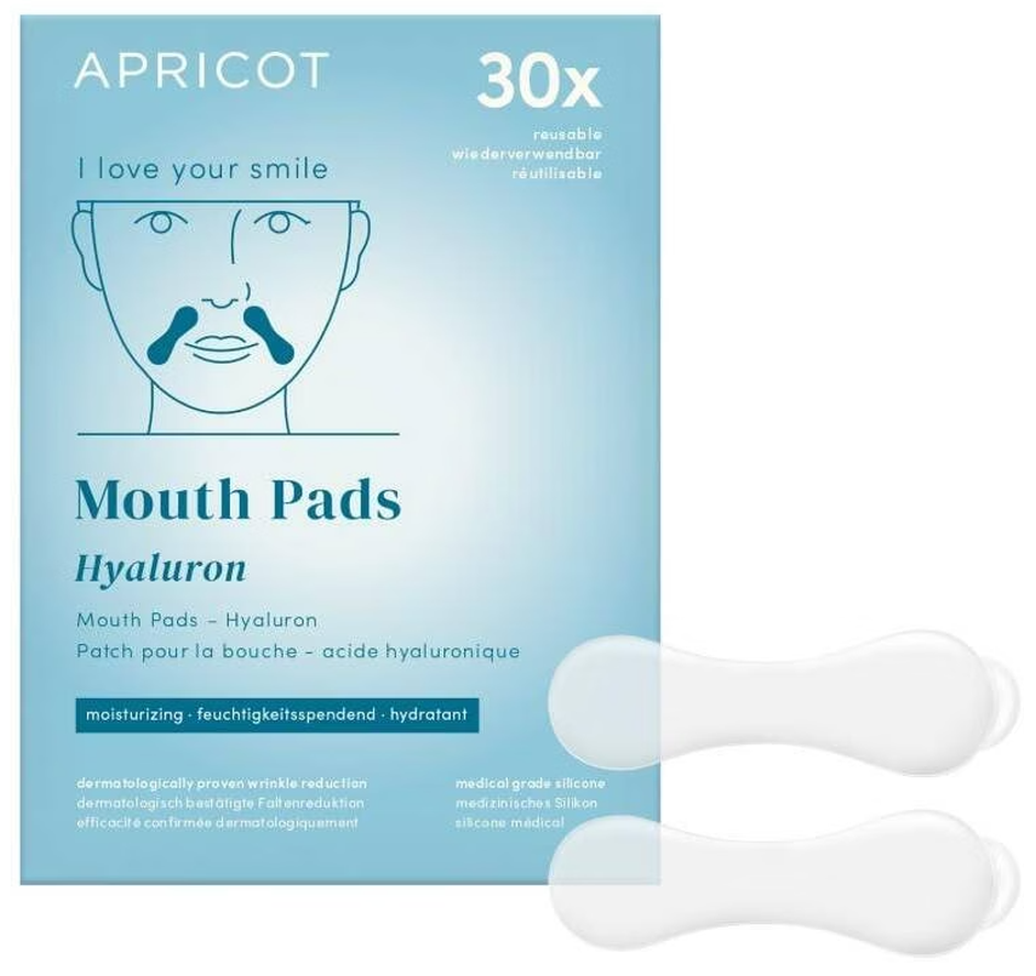 APRICOT wiederverwendbare Hyaluron Mund-Pads (2 Stk)
