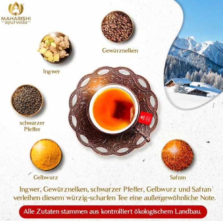 Maharishi Ayurveda Kapha Tee Bio (15 Beutel)