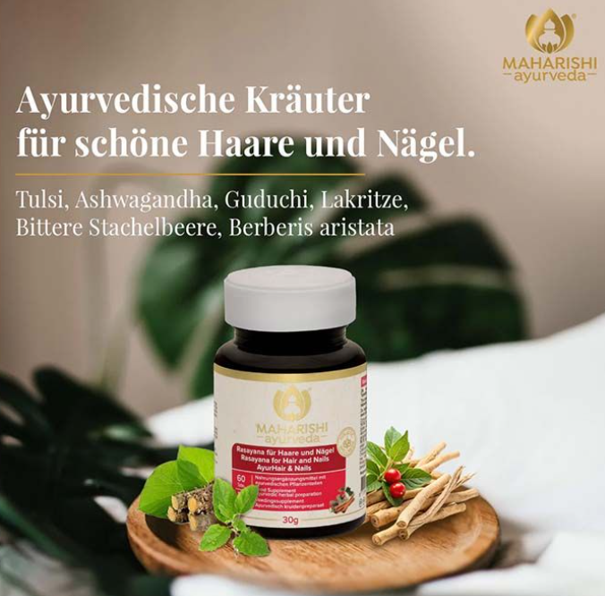 Maharishi Ayurveda Rasayana für Haare und Nägel Tabletten (60 Stk)