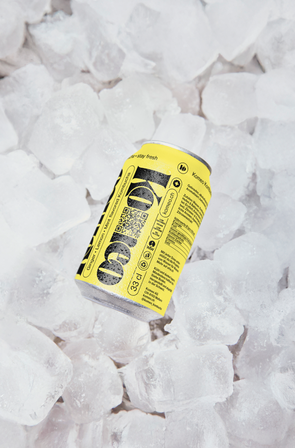 Komeo Kombucha Ginger-Lemon-Mint (330ml)