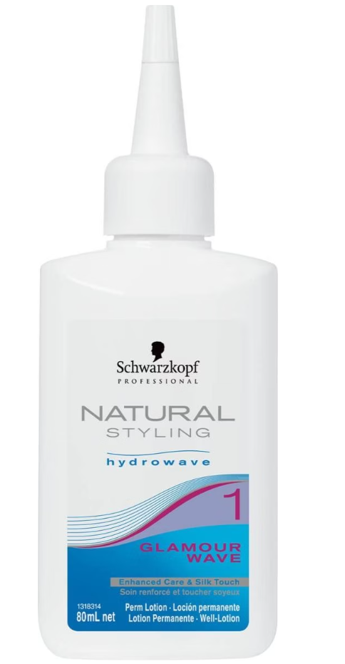 Schwarzkopf Natur Styling Hydrowave Glamour Wave Perm Lotion, für normales Haar (80ml)