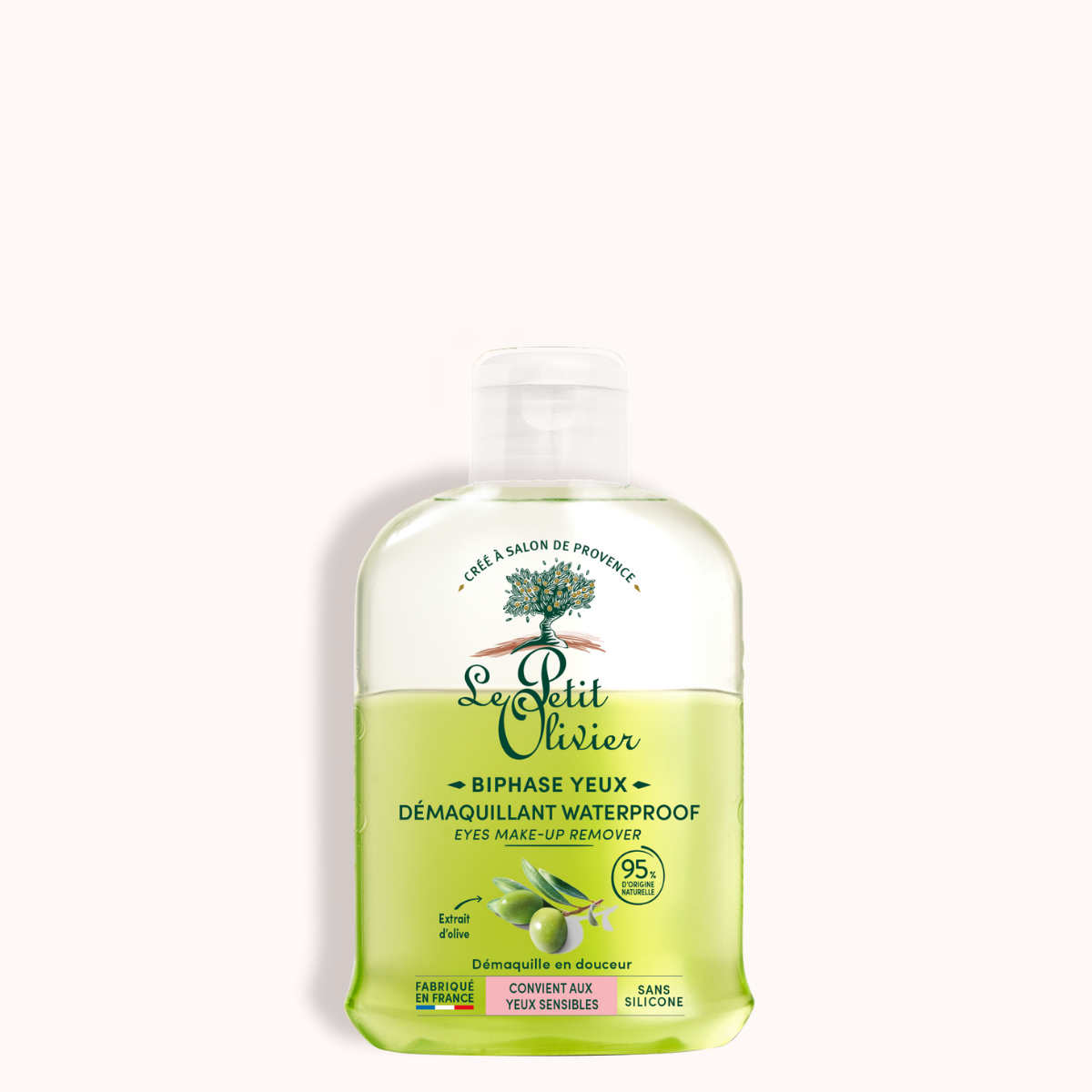 Le Petit Olivier Augen-Make-up-Entferner Waterproof Olive (125ml)