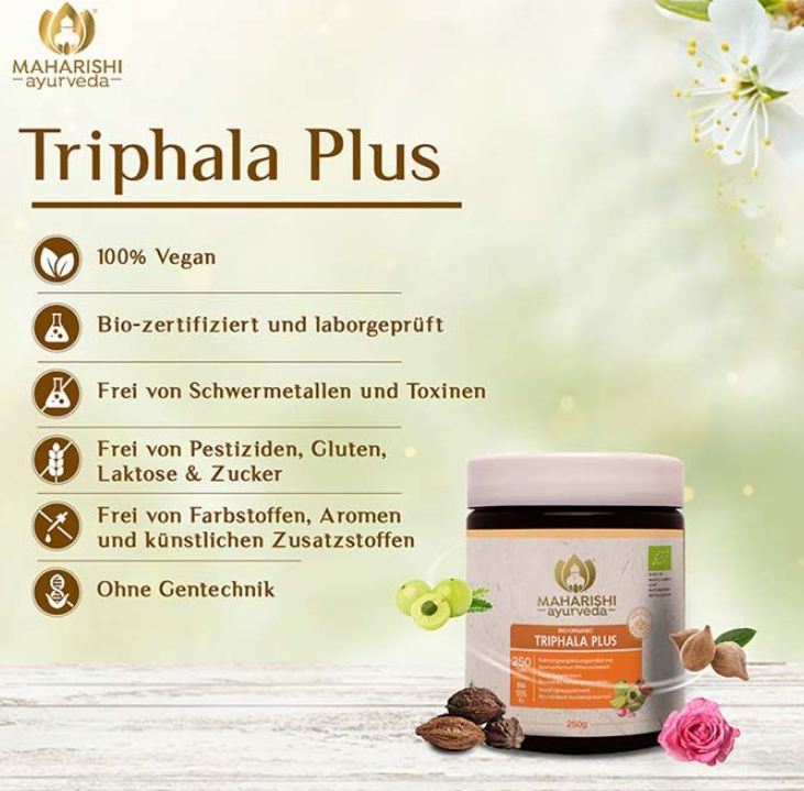 Maharishi Ayurveda Triphala Plus Bio Tabletten (250 Stk)